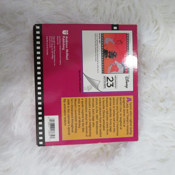 Disney Days 1998 Calendar Daily Desk Calendar Vintage Collectible Nostalgia - Picture 2 of 3